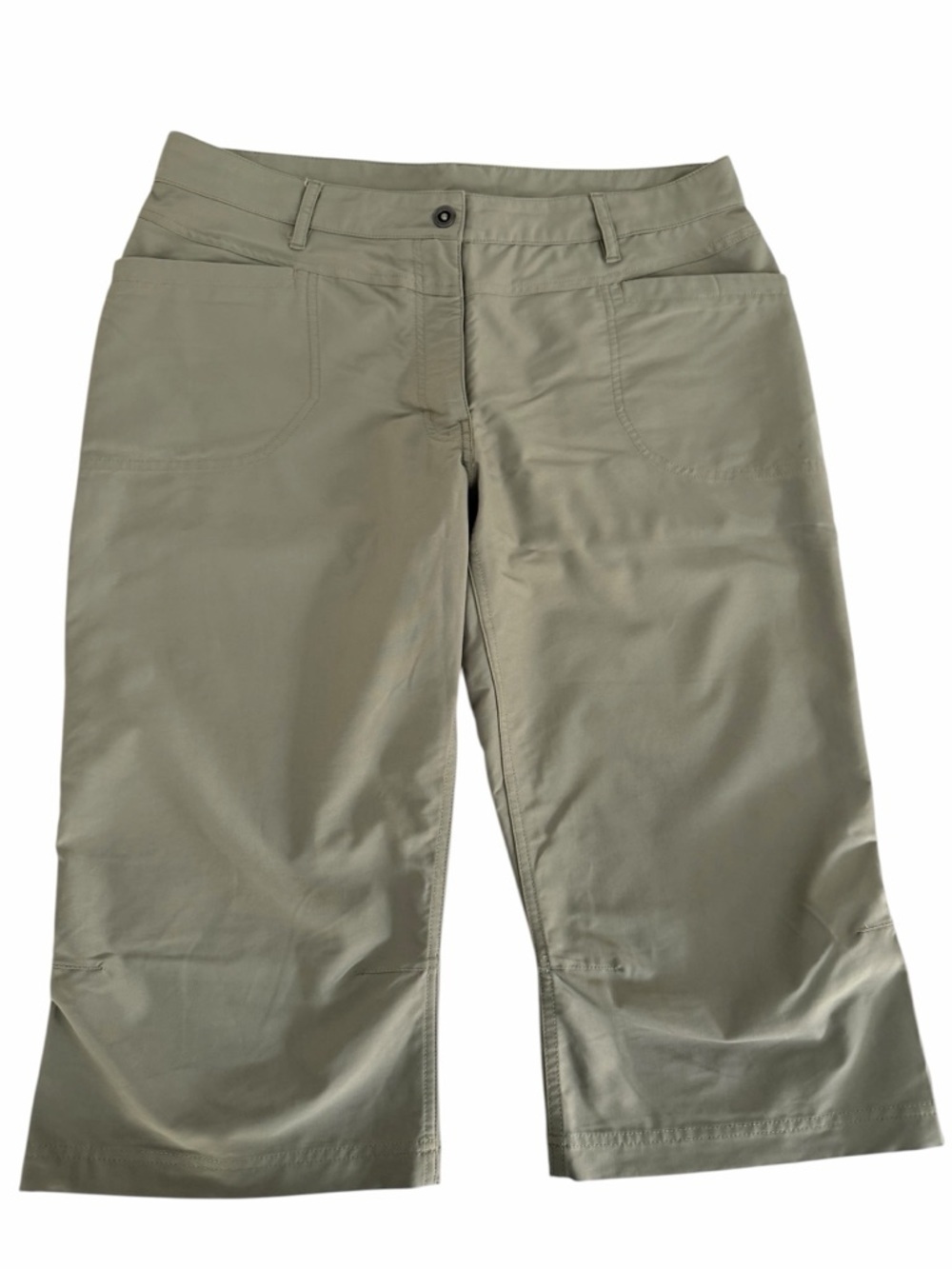 MEC Beige Hiking Capri Shorts Lightweight Outdoor Womens size 16